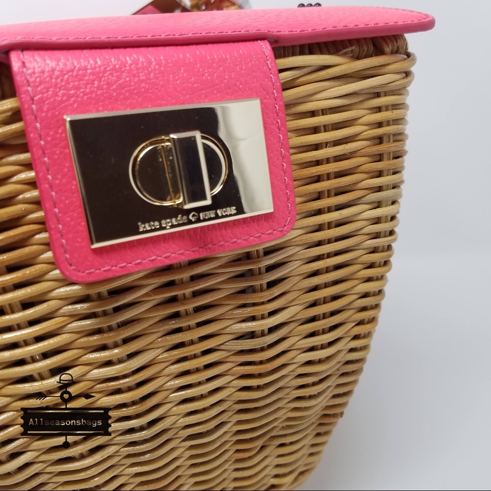 Kate spade picnic perfect 3D wicker basket satchel - Picture 5 of 8